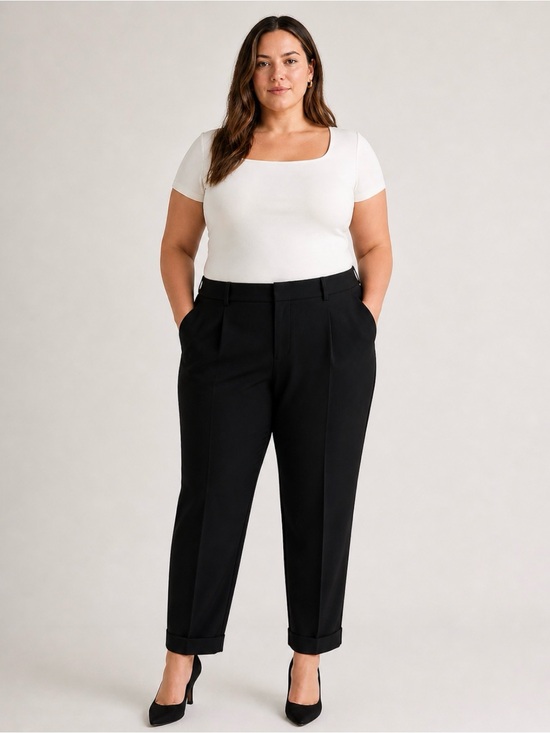 Wilfred Pants - Wilfred Black Tailored Pants Size 14 High Rise Pleated Cuffed